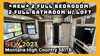 2023 Keystone Montana High Country 381TB | New 2 Bedroom 2 Full Bathroom Fifth Wheel RV!