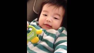 歯固め遊び はじめの頃