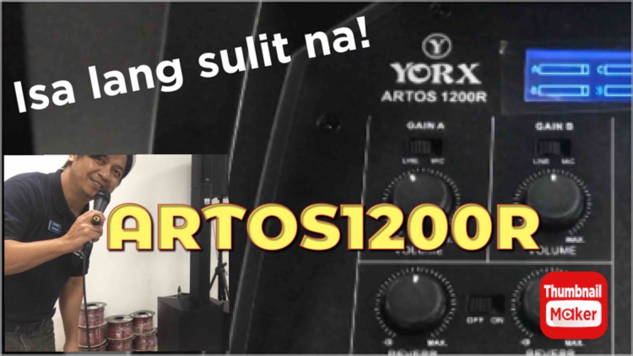 Sound Testing & Quick review of ARTOS1200R  PA Column Speaker