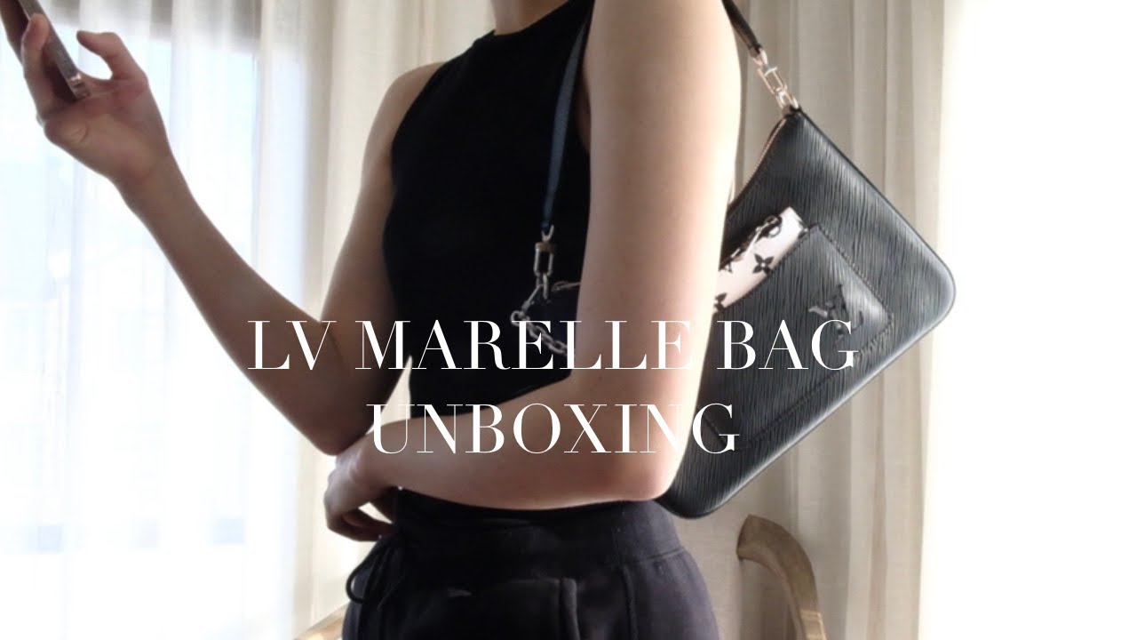 unboxing of Louis Vuitton x YK Marellini EPI leather Infinity Dots
