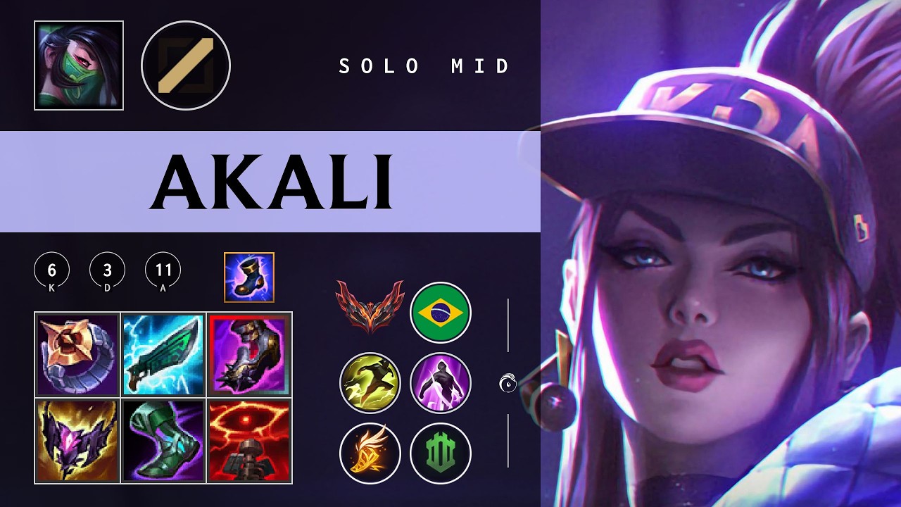 Akali Mid vs Zoe - BR Grandmaster Patch 26.03