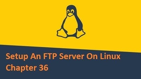 Learn Linux Setup An FTP Server On Linux Chapter 36