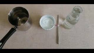 طريقة (التبخر) فصل الملح عن الماء في المحلول الملحي