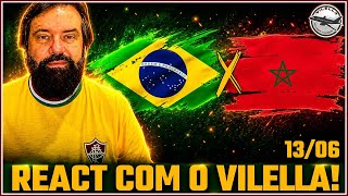 REACT BRASIL X MARROCOS com VILELLA