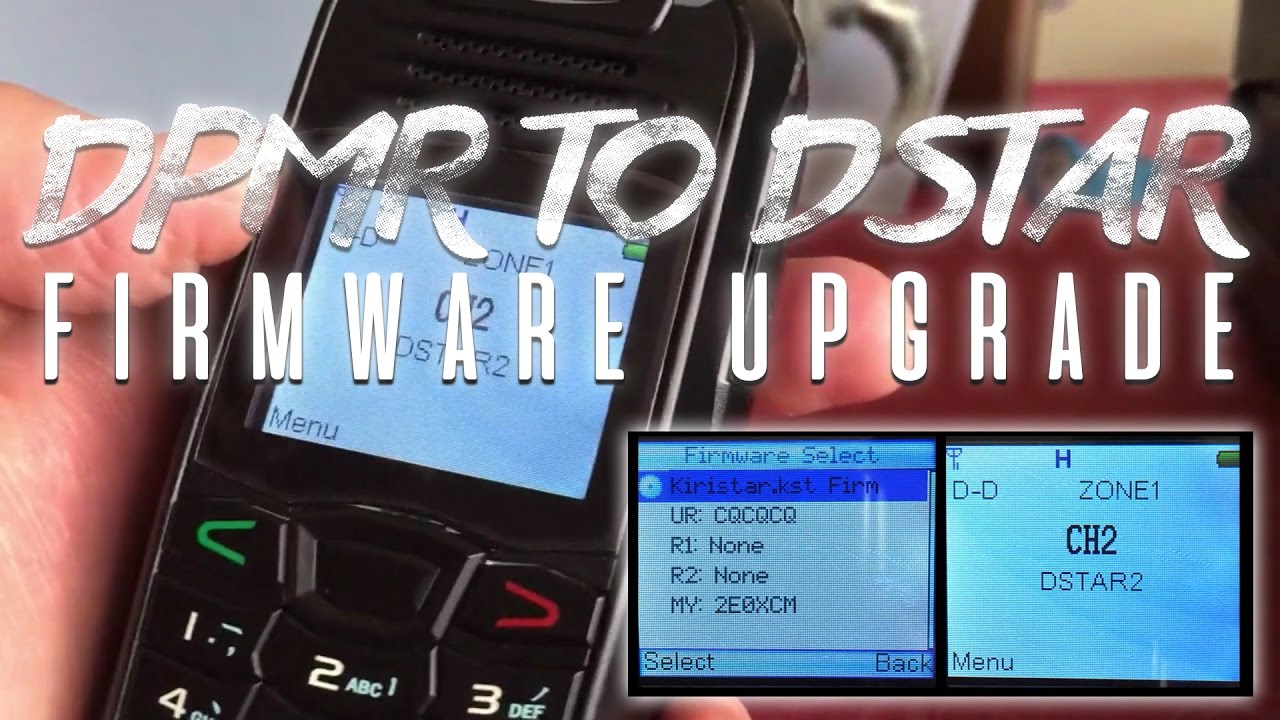 Turn A £40 DPMR Radio Into A DSTAR Radio Simple Firmware Mod YouTube