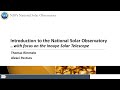 National solar observatory nso introduction