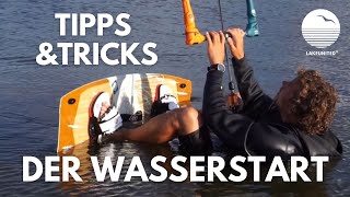 KITESURFING: WATERSTART - Learn faster with tips and tricks from LakeUnited