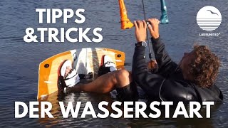 KITESURFEN: WASSERSTART - Schneller lernen mit Tipps&Trick von LakeUnited