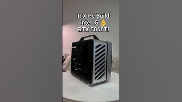 Powerful Tiny 🤏 Mini-ITX Gaming PC Build 👺 Intel i5-12600KF 💥 RTX 5060 Ti 😵🔥 #pcbuild #shorts