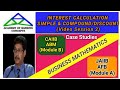 CAIIB ABM MODULE-B BUSINESS MATHEMATICS - SIMPLE AND COMPOUND INTEREST (TELUGU)