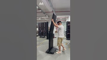 Foldable design and portability#MileStrong #ledbillboard #PortableLEDScreen #ledposterscreen