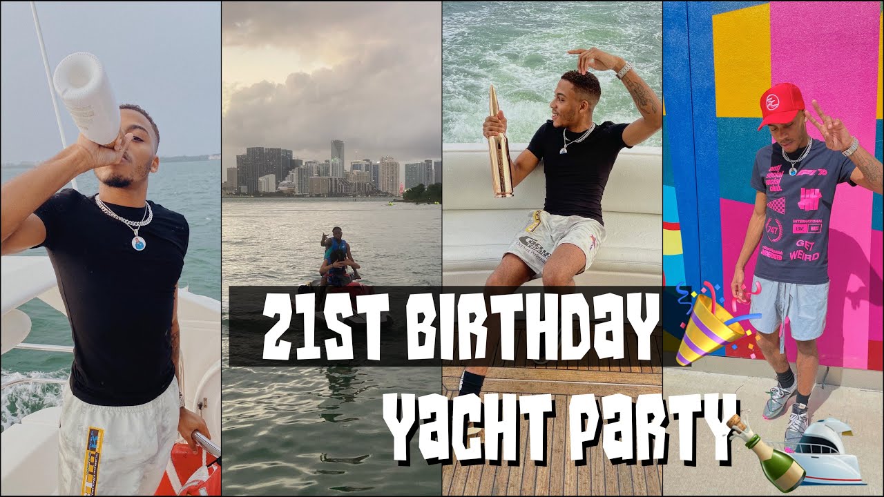 21st birthday yacht party