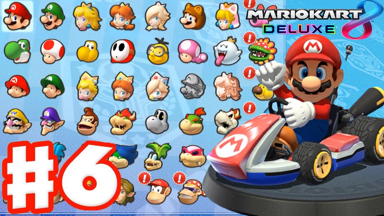 Mario Kart 8 Deluxe Half 6 Grand Prix 150cc – Leaf Cup (Mario)