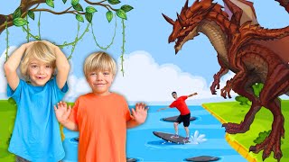 WE ARE GOING ON A DRAGON HUNT | Dragons Kids