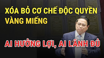 Ai hưởng lợi, ai lãnh đủ sau khi xóa bỏ cơ chế độc quyền vàng miếng?
