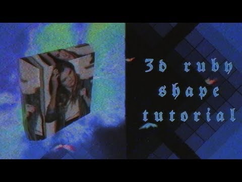 3d ruby/jewel shape tutorial | after effects