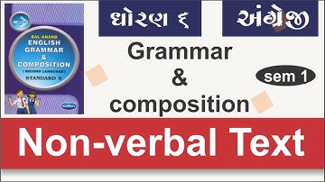 dhoran 6 angreji non verbal text std 6 english bal anand grammar and composition 2 non verbal text