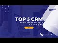 Top 5 CRM available on Google Workspace Marketplace