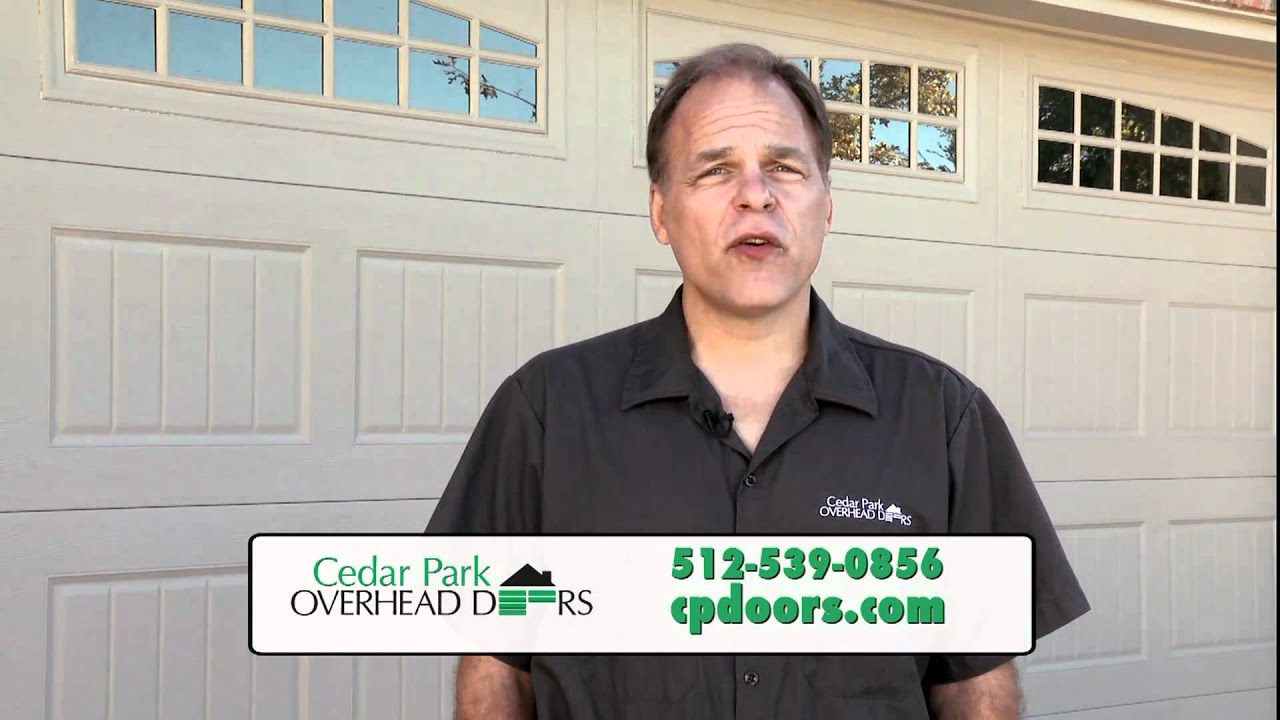 Cedar Park Overhead Doors Do You Trust Your Garage Door Youtube