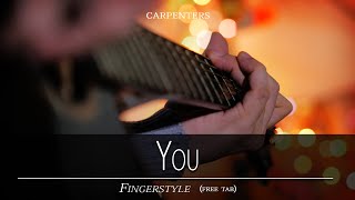 YOU acoustic - Carpenters (free tab) chords