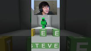 why did he guess THAT..😂minecraft Guess Word Cheappickle Creebus #minecraft #shorts #minecraftshorts