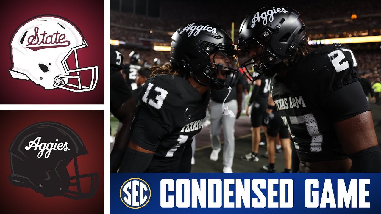 Mississippi State Bulldogs at No. 6 Texas A&M Aggies | Condensed Game ...