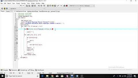program segitiga pascal iteratif dan rekursif