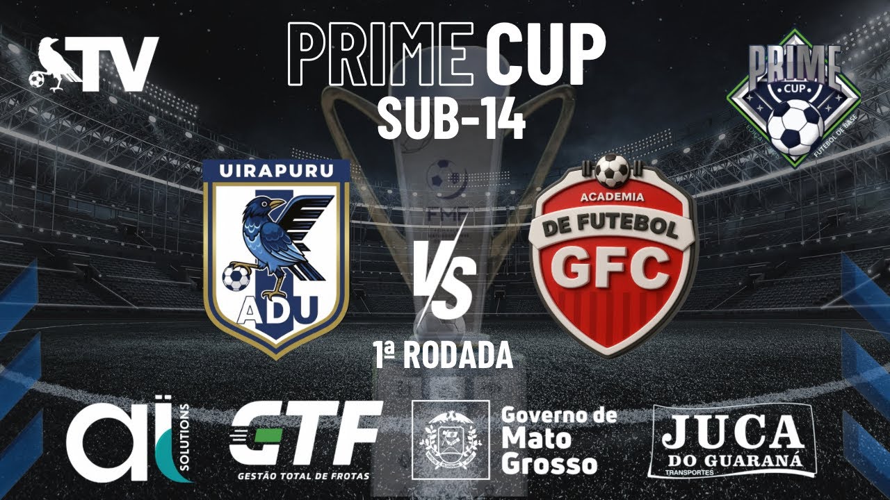 UIRAPURU X GFC - PRIME CUP SUB14 1ª RODADA