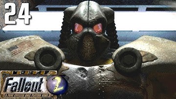 Fallout 2: 100% (Hard) Walkthrough Part 24 - Enclave Oil Rig (No Commentary)