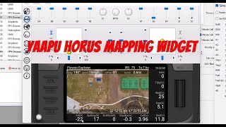 Yaapu Mapping Widget on my TX16S on inav