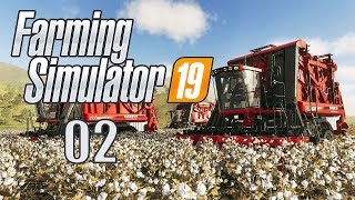 УБОРКА ТЮКОВ И ПЕРВЫЕ ДЕНЬГИ С ПОЛЯ #2 Прохождение Farming Simulator 19