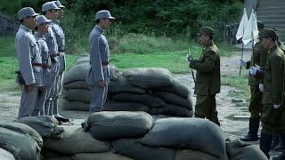 電影日軍以為有人質就萬無一失結果還是被打得舉旗投降 抗日 Kungfu