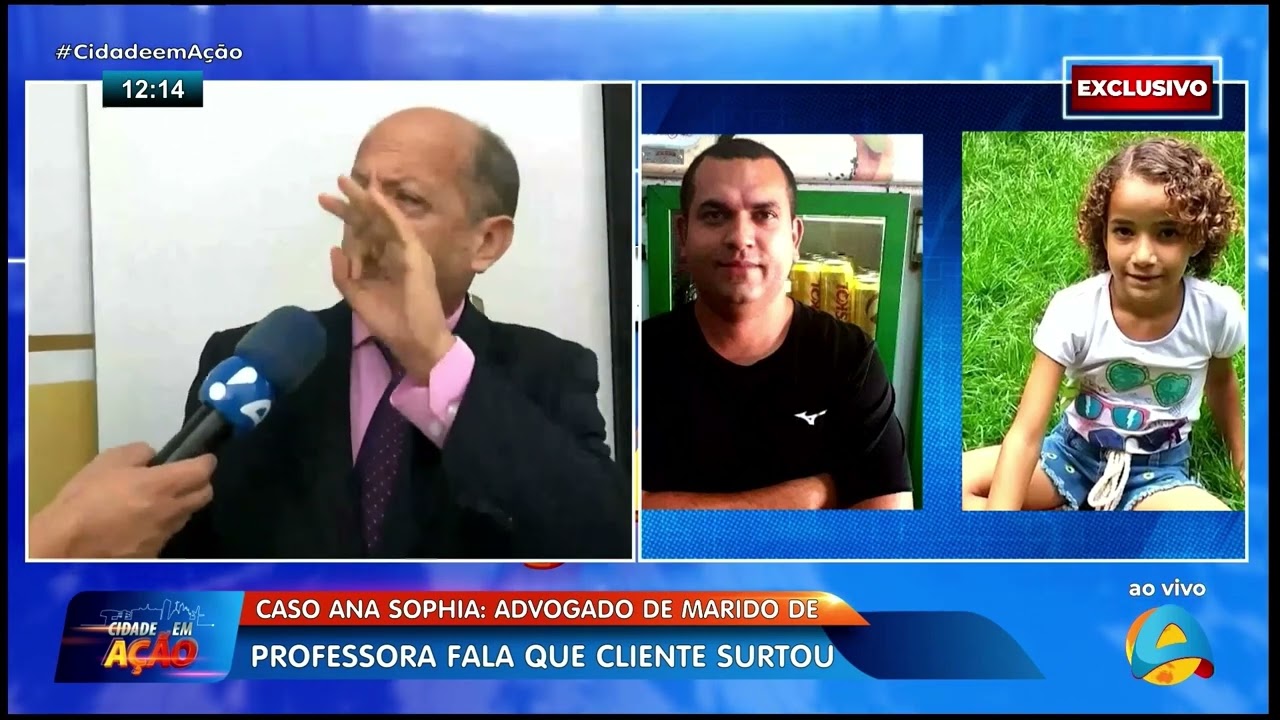 Cidade em Ação - Caso Ana Sophia Advogado de marido de professora fala que cliente surtou