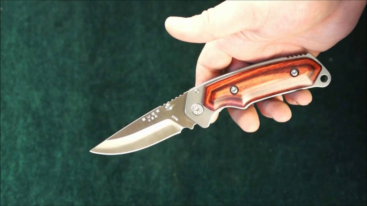 Нож Buck Folding Alpha Hunter® (0277 RWSB)сталь 154СМ YouTube