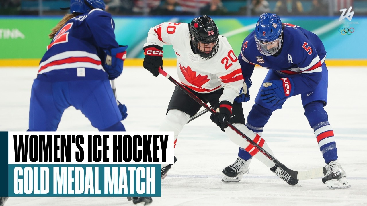 Re-𝙇𝙄𝙑𝙀 Winter Olympics! Women's Ice Hockey Gold Medal Match | 