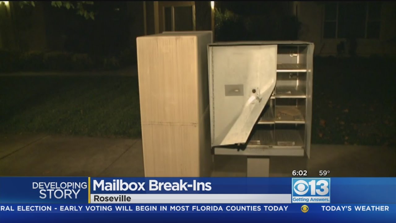 Roseville Police Investigating Uptick In Mailbox Break-Ins