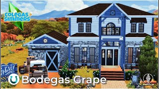 Bodegas Grape || Sims 4 Speed Build || #colegassimmers