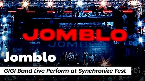 JOMBLO - GIGI BAND | NOSTALGIA ANAK 90AN DI SYNCHRONIZE FEST 2024 🔥