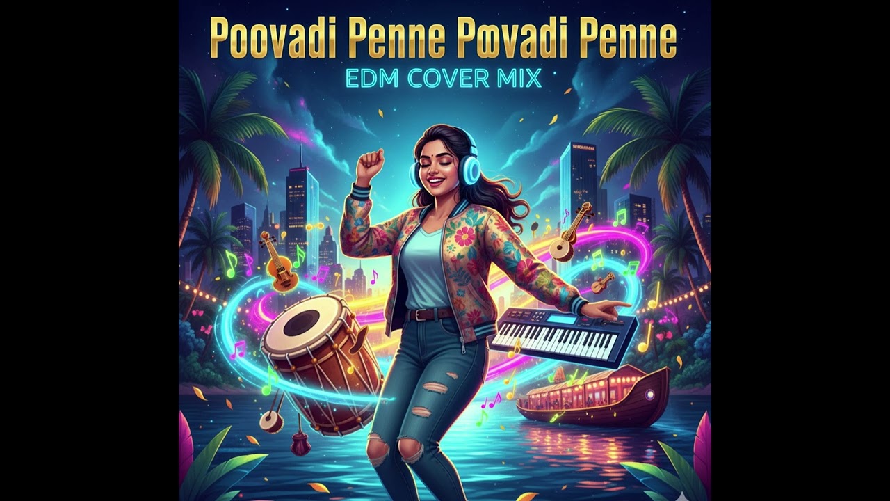 Poovadi penne Poovadi penne e dm cover mix | Malayalam mix | Reelist