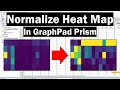 How To Normalize A Heat Map In GraphPad Prism