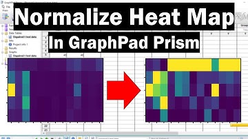How To Normalize A Heat Map In GraphPad Prism