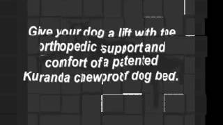 Kuranda Dog Bed   Walnut PVC   Indoor Bed   Chewproof