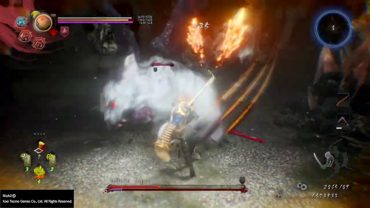 Nioh 2 – White Tiger Boss Fight