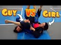 BJJ Purple Belt VS Female Purple Belt