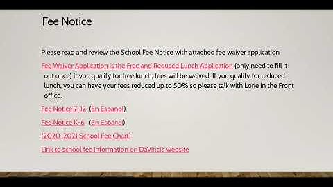 Online Registration 2020 2021 Tutorial