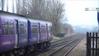 Northern Rail 150147 on Sheffield-Bridlington express - Swinton 24/11/12