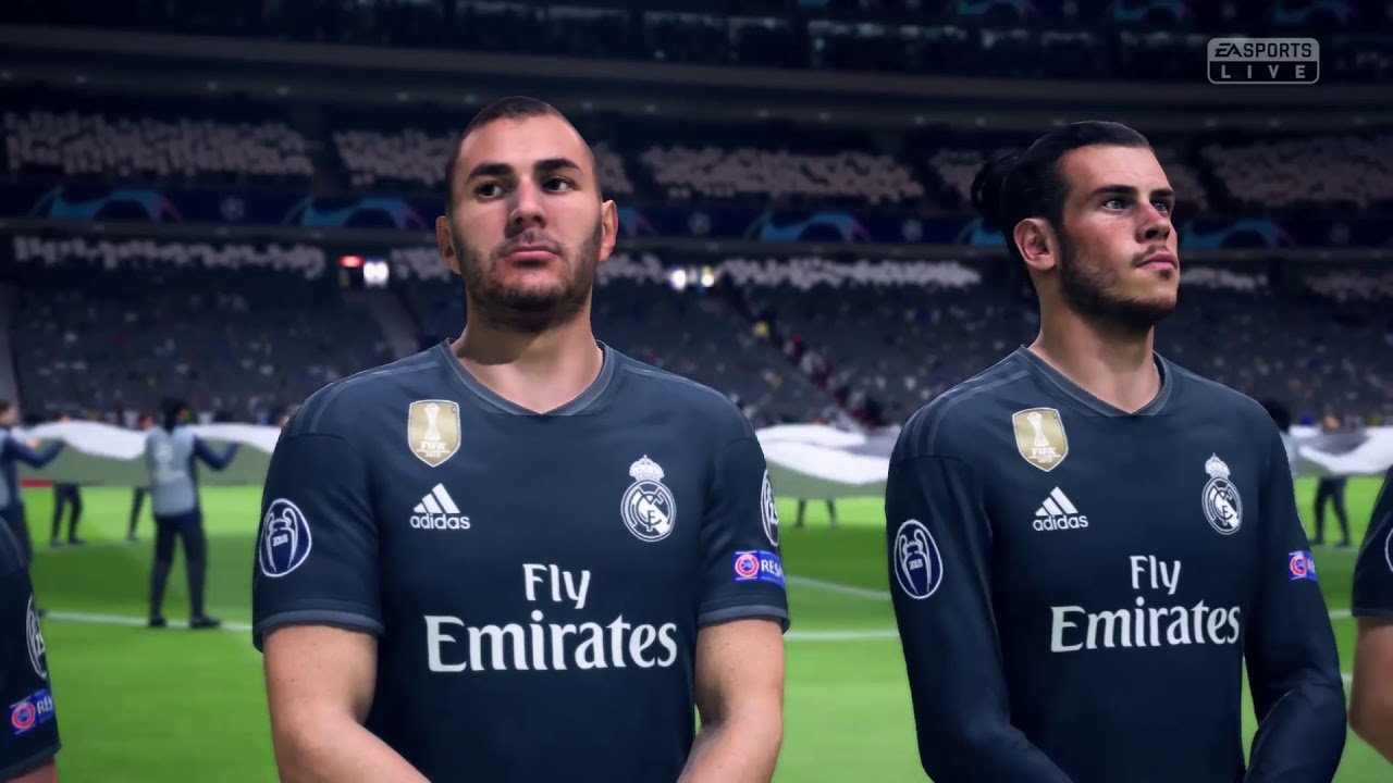 FIFA 19 DEMO CHAMPIONS LEAGUE MATCH ENTRANCE JUVENTUS VS REAL MADRID
