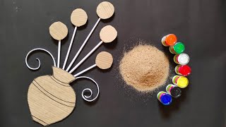 Unique Wall Hanging Craft Using Sand | Home Decoration Ideas