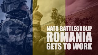 NATO multinational battlegroup in Romania 🇷🇴 gets to work