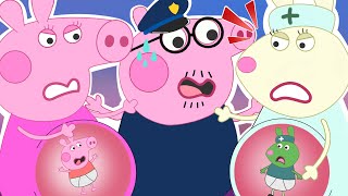 Baby Peppa and Baby Rabbit Zombie Funny Stories !? | Peppa Pig Funny Animation